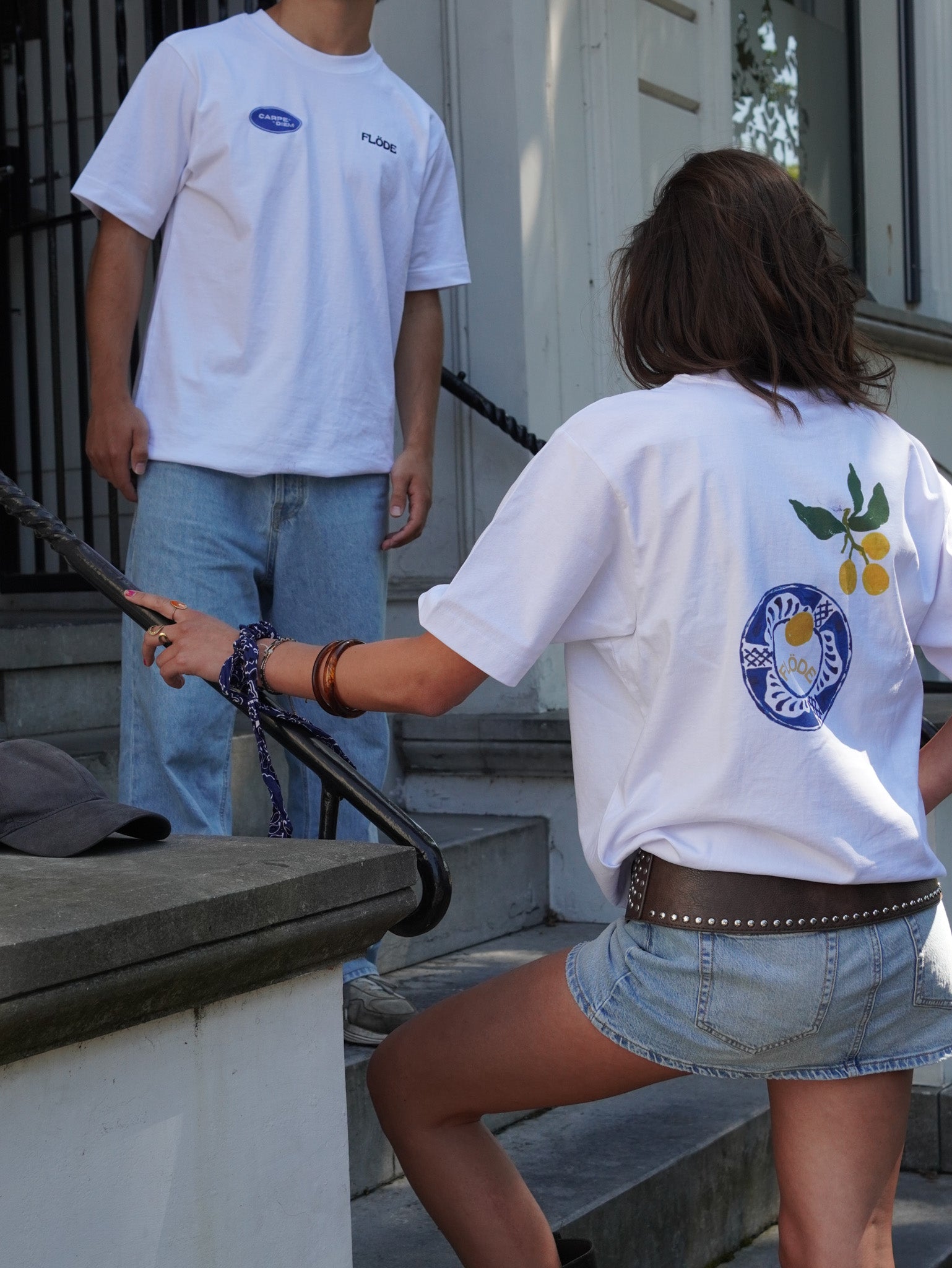 Carpe diem lemon oversized t-shirt